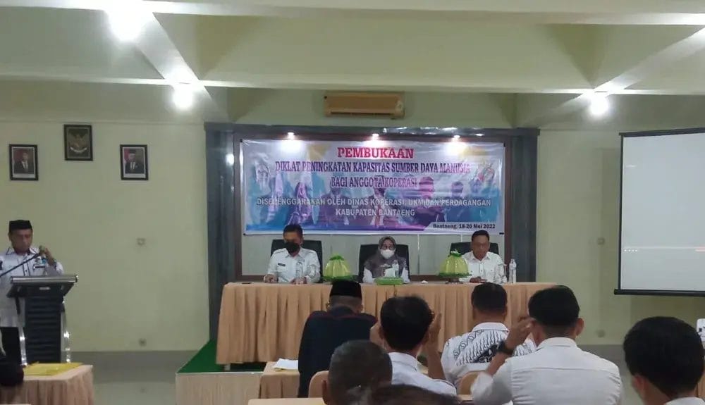 Gandeng Lapenkop Sulsel, Diskop UKM dan Perdagangan Kab.Bantaeng Pacu Kapasitas SDM Anggota Koperasi