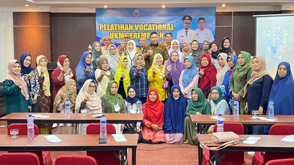 PLUT Diskop UKM Sulsel Gelar Pelatihan Vokasional UMKM Perempuan