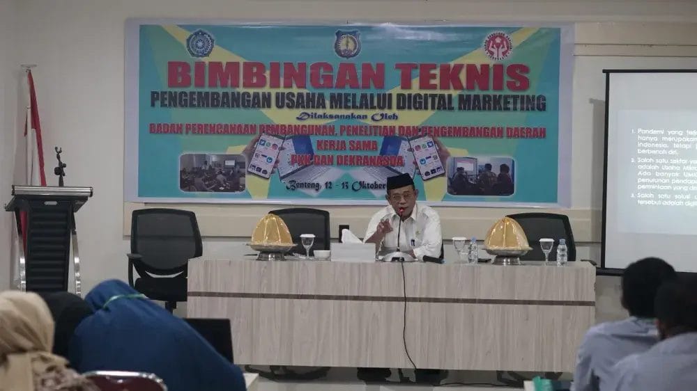 Bappelitbangda Beri Pelatihan Digital Marketing kepada Pelaku UMKM di Selayar