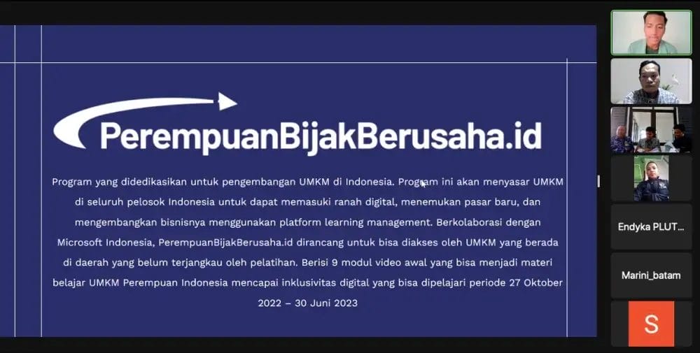 KUMPUL-AKPPI Sosialisasikan Program PerempuanBijakBerusaha.id