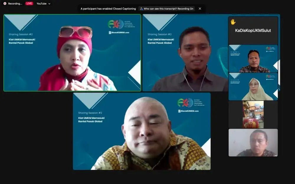 Webinar AKPPI Bahas Kiat UMKM Memasuki Pasar Global