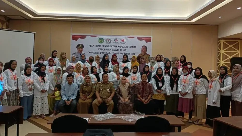 Disdagkoprinum Luwu Timur Latih 80 Pelaku UMKM