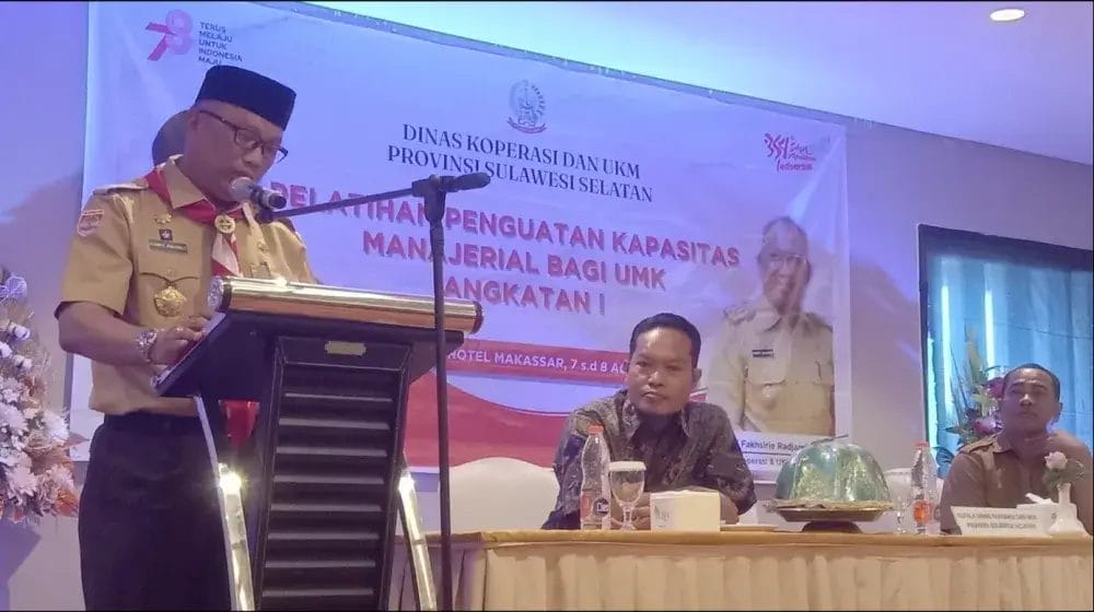 UPT PLUT Diskop Sulsel Latih Manajerial 100 Orang Pelaku UMKM