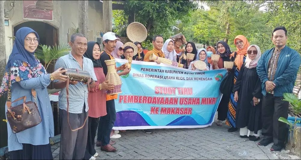 Rombongan Diskop Kutai Timur Kunjungi UMKM Laras Hatiku