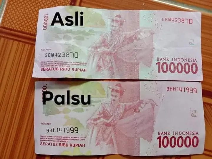 Peredaran Uang Palsu Rugikan UMKM