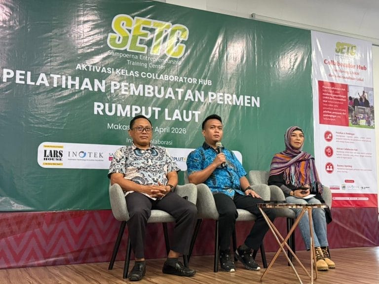 Hilirisasi Rumput Laut : Sinergi CV Lars House, PLUT Sulsel dan SETC Dorong Inovasi Produk UMKM